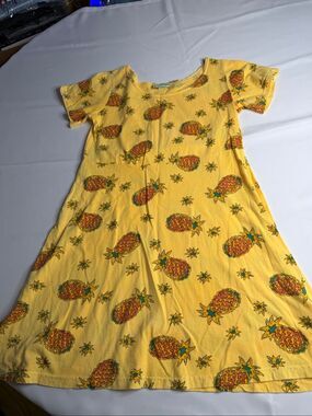 Cotton Connection Women’s Vintage 90s Pineapple Dress Size Small